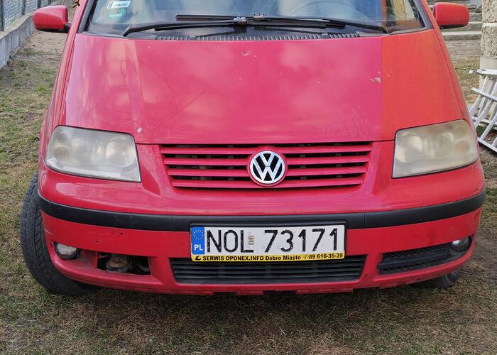 Grajewo ogłoszenia: Sprzedam Volkswagen Sharan z 2001 rok. Auto do poprawy...